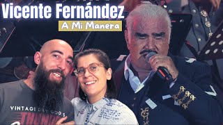 Vicente Fernández  A Mi Manera REACTION with my wife [upl. by Nalek320]