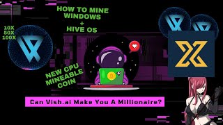 VishAI How To Mine Windows  Hive OS  New Coin [upl. by Clea]