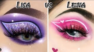 Lisa Or Lena Pink 💖vs Blue Random Supplies 🩷💙 lisa pinkvs [upl. by Ellehcen]