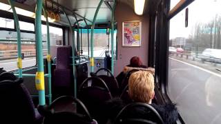 First Glasgow Volvo B7TL Transbus President 32300 LK03NGZ Route X8 Glasgow To Pollock CIrcular [upl. by Arualana]