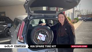 Kia Stuff  OEM Kia Spare Tire Kit [upl. by Abana725]