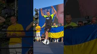 Oleksandr Usyk is feel very feel 🤣🕺 usykdubois usyk [upl. by Cummings]