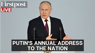 Vladimir Putin LIVE Putin Delivers Annual Moscow Address as Russian Forces Advance in Ukraine [upl. by Occer]