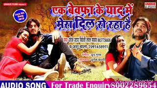 Bideshi Lal Yadav के 2019 सबसे दर्द भरे Song  Ek Bewafa Ke Yaad Me Mera Dil Ro Raha Hai [upl. by Honebein]