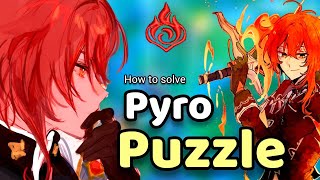 PYRO PUZZLE NEAR JUEYUN KARST  GENSHIN IMPACT 11 [upl. by Abrahamsen960]