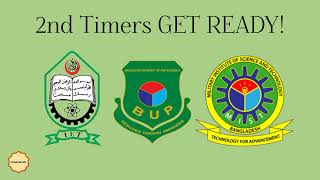 2nd Timers দের preparation IUT BUP MIST ADMISSION 2024 [upl. by Gaynor]