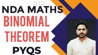 BINOMIAL THEOREM NDA PYQS  RAVI JANGRA SIR [upl. by Morgun]