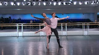 The Royal Ballet  Romeo and Juliet rehearsal WorldBalletDay 2021 [upl. by Pennington351]