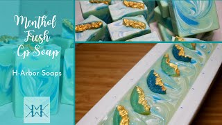 CP Homemade SOAP  Menthol Crystal EucalyptusPeppermintLavanderFRESH Breath Soap [upl. by Notyap]