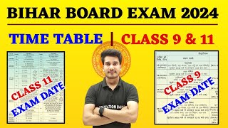 Bihar Board Class 11 Final Exam Date 2024  Class 9th Bihar Board Final Exam 2024  Education Baba [upl. by Sidwohl711]