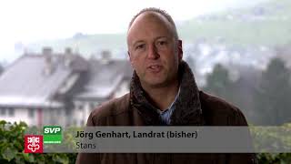 Jörg Genhart Landrat bisher Stans [upl. by Orfurd]