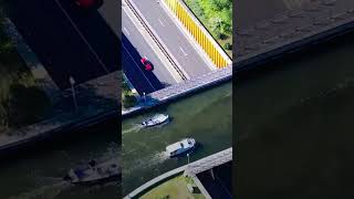 This Amazing Water Bridge in the Netherlands  World Halfway Day 2023 [upl. by Trask]