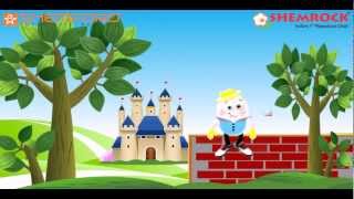 Nursery Rhymes Humpty Dumpty Songs with lyrics [upl. by Jaymie]