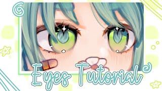 Eyes shading tutorial  Gacha edit tutorial [upl. by Highams443]