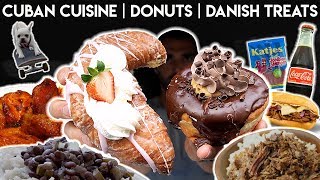 Cuban Cuisine  Donuts  Danish Treats  Wicked Cheat Day 88 [upl. by Dorcus78]