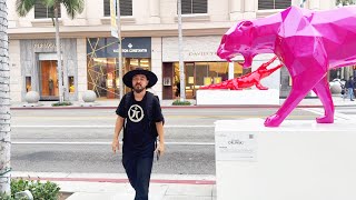 Jason Lee the ART GOD visits Beverly Hills Gagosian  ROGEE YouTube Series ONLY IN BEVERLY HILLS [upl. by Lynden]