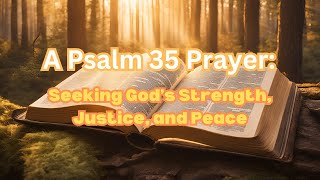 A Psalm 35 Prayer Seeking God’s Strength Justice and Peace [upl. by Teresa313]