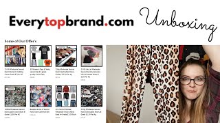 Everytopbrand Wholesale Used Clothing Unboxing Review  UK Ebay Reseller Buying Clothing To Resell [upl. by Weihs49]