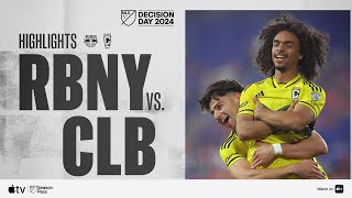 New York Red Bulls vs Columbus Crew  Full Match Highlights  Decision Day 2024 [upl. by Huan213]