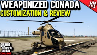 Buckingham Weaponized Conada Customization amp Review  GTA Online [upl. by Eiuqnimod945]