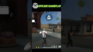 Offline gameplay free fire 🌏⚡2 finger gameplay shorts gaming trinding shortsfeed viral [upl. by Saberhagen]