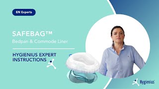 SAFEBAG Bedpan amp Commode Liner  Expert Instructions [upl. by Paik]