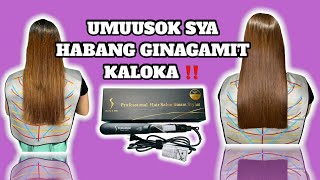 JML PROFESSIONAL STEAM STYLER HAIR IRON REVIEW  ANONG PLANTSA ANG MAGANDANG PANG REBOND [upl. by Crawley]