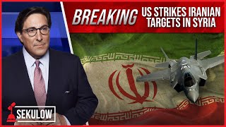 BREAKING US Strikes Iranian Targets in Syria [upl. by Adnilreb655]