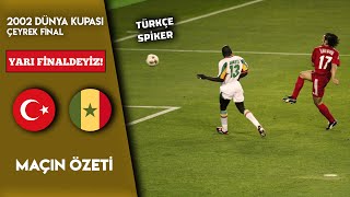 Türkiye 10 Senegal  2002 Dünya Kupası Çeyrek Final  Türkçe Spiker [upl. by Wera117]