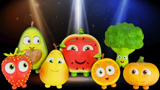 1 Hour Baby Sensory Compilation  Funky Fruits Danse Party [upl. by Llednahs955]