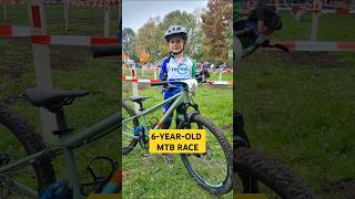 6yearold mtb race De Wintercompetitie Giessenburg cubebikes [upl. by Moorefield]