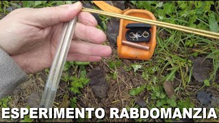 Rabdomanzia Su richiesta faccio Test su Ferro e Oro con bacchette da rabdomante e Antenna Ionica [upl. by Bodnar]