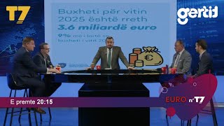 Buxheti 2025  buxhet i zhvillimit apo varfërisë  EURO NT7  T7 [upl. by Carny]