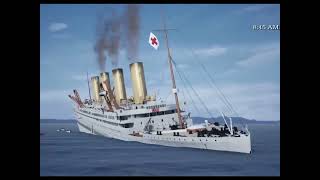 HMHS Britannic  Sinking Animation [upl. by Eintroc755]