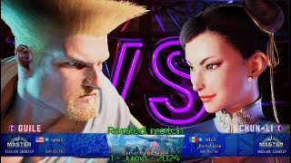 Kuropit Guile vs WilaX Chun Li [upl. by Dnalra]