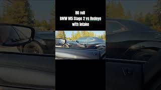 2019 BMW M5 Stage 2 vs 2019 Hellcat Redeye intake only [upl. by Akemhs]