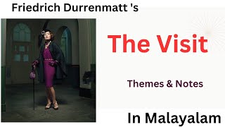 The Visit by Friedrich Durrenmatt Summary in Malayalam Themes Explained [upl. by Marline577]