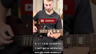 I cant get no satisfaction  Gitaar leren spelen beginners shorts gitaarles [upl. by Gram860]