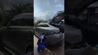 Resetting AMG GL63 Bumper amp Sensor After Collision CollisionRepair Mechanic carcare automobile [upl. by Aisyle]