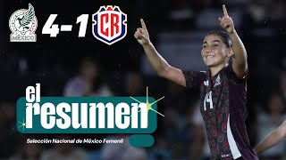 MÉXICO 41 COSTA RICA  Fiesta y muchos goles en CANCÚN [upl. by Ahsit362]