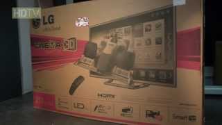 Unboxing LG 84LM960V Ultra HD 4K 3840 x 2160 IFA 2013 Full HD [upl. by Leinoto]