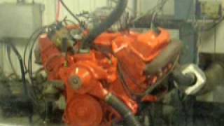 Stock 440 with exhaust manifolds on dyno [upl. by Terrell296]