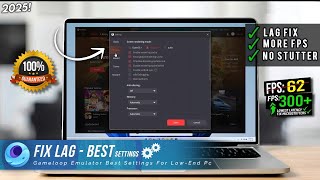 🔧Gameloop Best Settings For Low End PcLaptop 2024  Gameloop Emulator Boost Performance [upl. by Eciral]