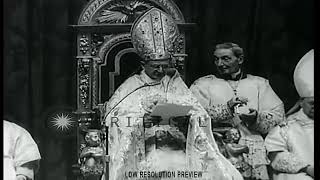 Second Session of Vaticanum II Pope Pope VI announces his pilgrimage to the Holy Land 1963 [upl. by Neddra]