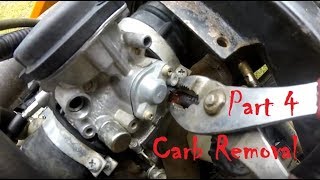 Bombardier Traxter 500 Project  Part 4  Carb Removal DIY ATV Repair [upl. by Kaitlyn]