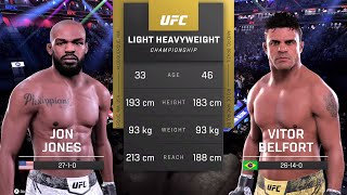 Jon Jones vs Vitor Belfort Full Fight  UFC 5 Fight Night [upl. by Tenahs]