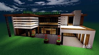 Minecraft build a large legendary villa😍48 [upl. by Suivatal]