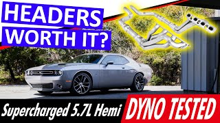 57L HEMI Headers Worth It With a Supercharger DYNO TESTED [upl. by Tare769]