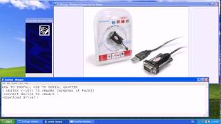 HOW TO INSTALL USB TO SERIAL ADAPTER UNITEK Y 105 TO VMWARE WINDOWS XP PACK3 [upl. by Halak354]