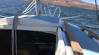 Mizzen Sail Self Steering video 1 of 9 [upl. by Anauqes]